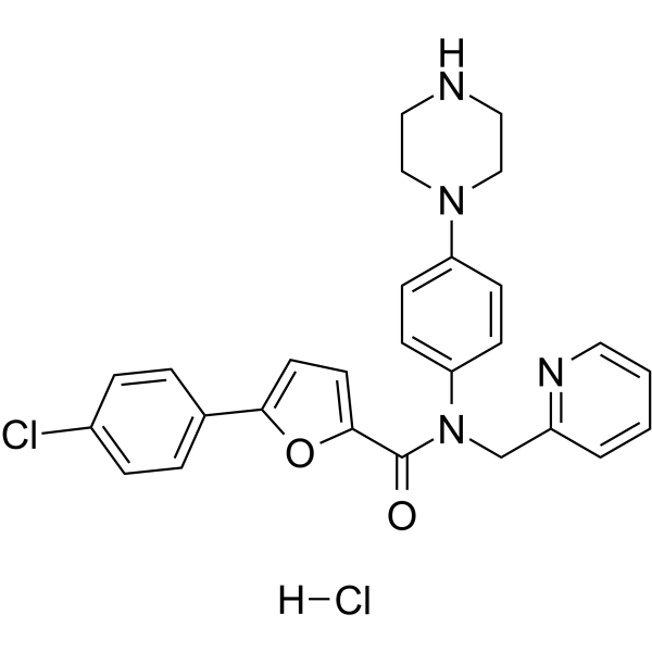 MK2-IN-1 hydrochloride Structure