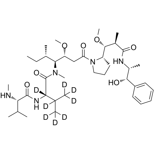 MMAE-d8 Structure