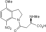 MNI-caged-NMDA Structure