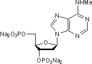 MRS 2179 tetrasodium salt Structure