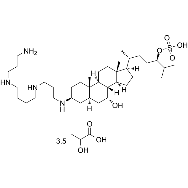 MSI-1436 lactate Structure