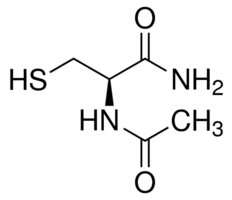 N-acetylcysteine amide Structure