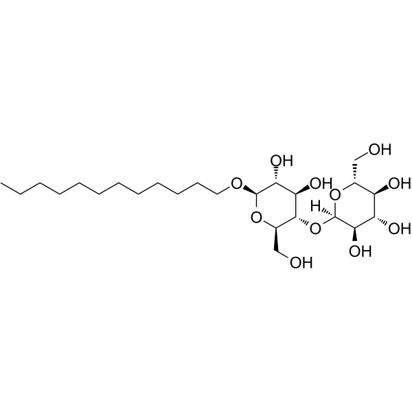N-Dodecyl-β-D-maltoside Structure