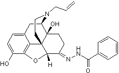 Naloxone benzoylhydrazone Structure