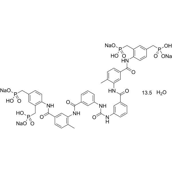 NF546 hydrate Structure