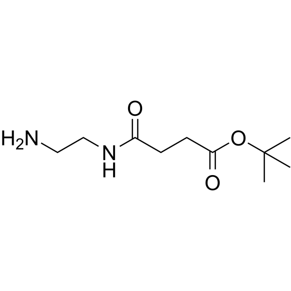 NH2-C2-amido-C2-Boc  Structure