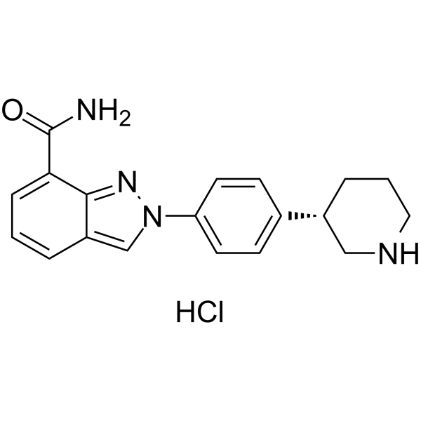 Niraparib hydrochloride Structure