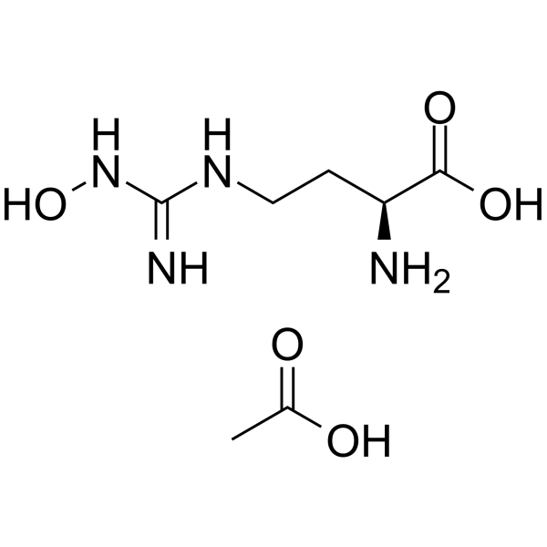 nor-NOHA monoacetate Structure