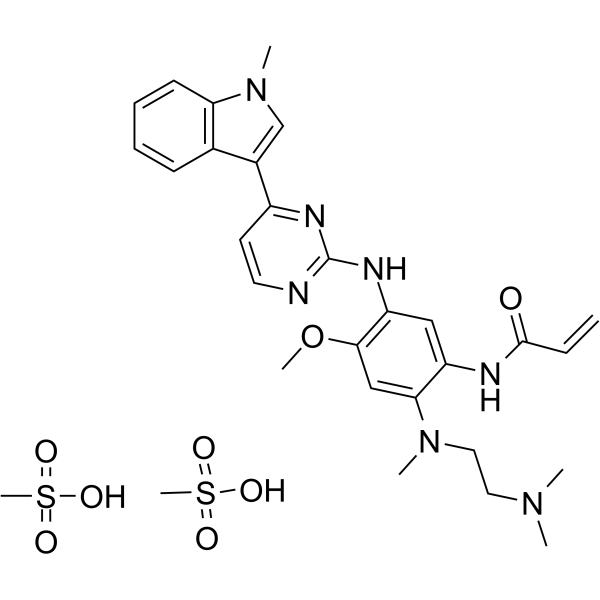 Osimertinib dimesylate Structure