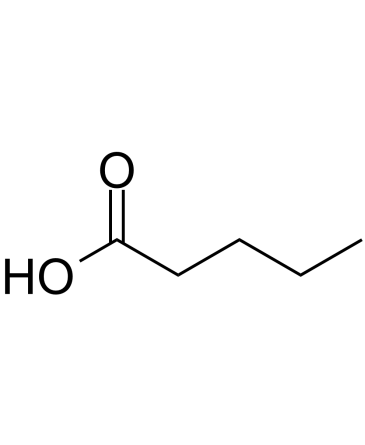 Pentanoic acid Structure