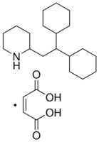 Perhexiline maleate salt Structure