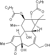 Phorbol 12,13-dibutyrate Structure