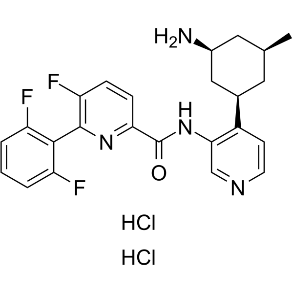 PIM-447 dihydrochloride Structure