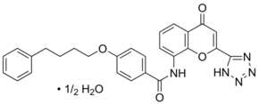 Pranlukast hemihydrate Structure