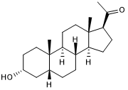 Pregnanolone Structure