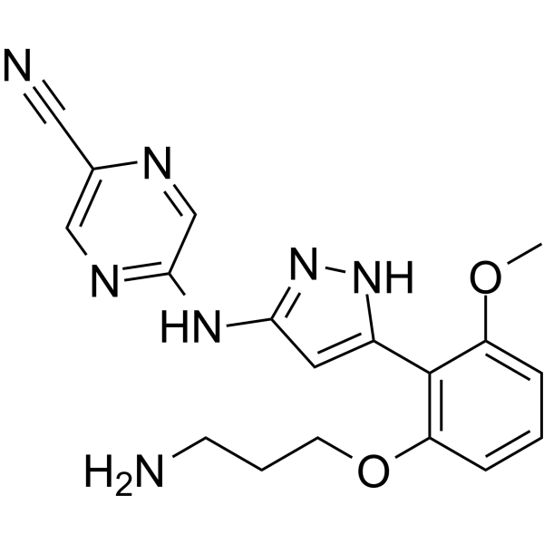 Prexasertib Structure