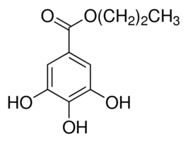 Propyl gallate Structure