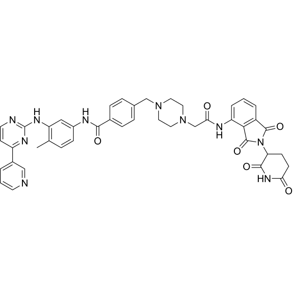 PROTAC BCR-ABL Degrader-1 Structure