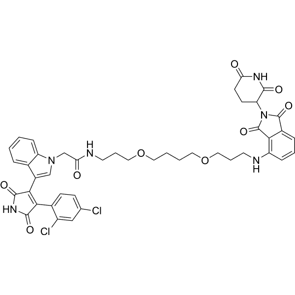 PROTAC GSK-3β Degrader-1 Structure