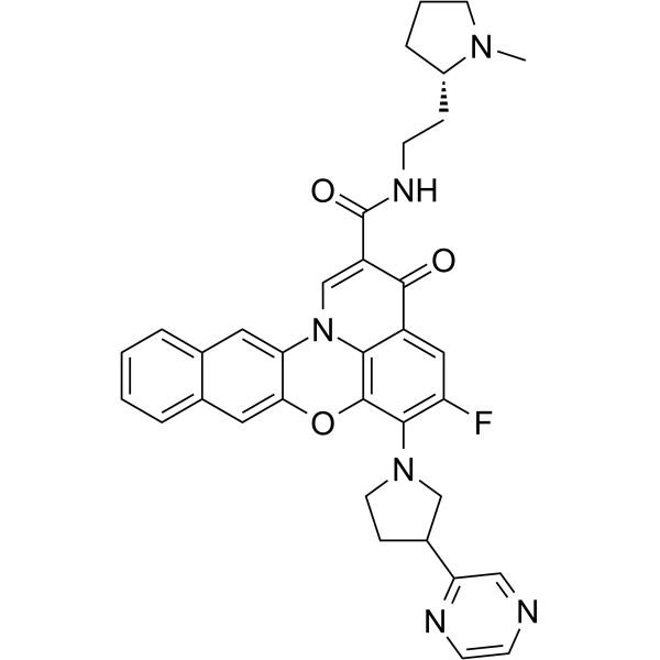 Quarfloxin Structure