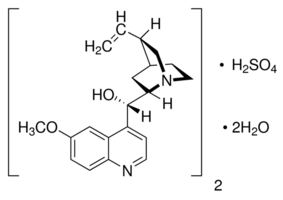 Quinidine sulfate salt dihydrate Structure