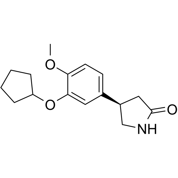 (R)-(-)-Rolipram Structure