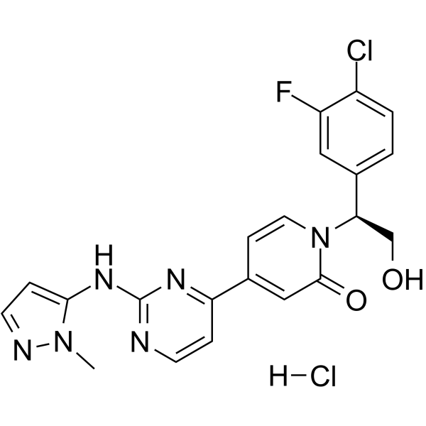 Ravoxertinib hydrochloride Structure