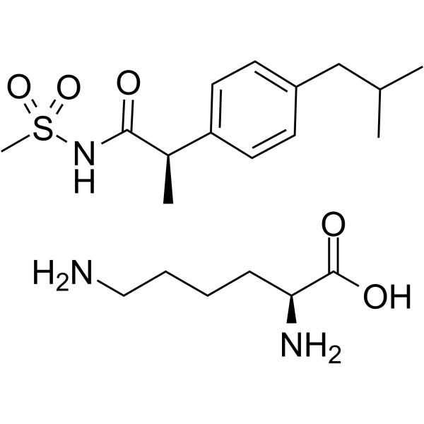 Reparixin L-lysine salt Structure