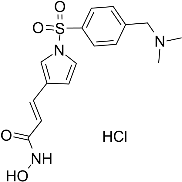 Resminostat hydrochloride Structure