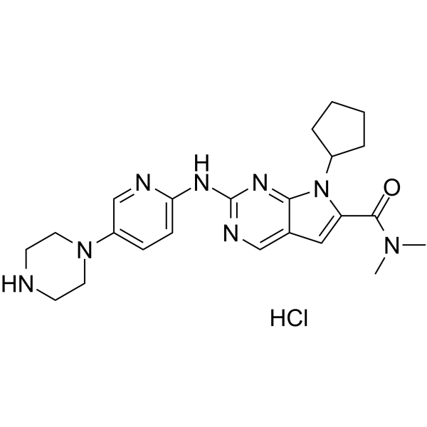 Ribociclib hydrochloride Structure