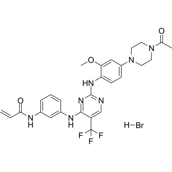 Rociletinib hydrobromide Structure