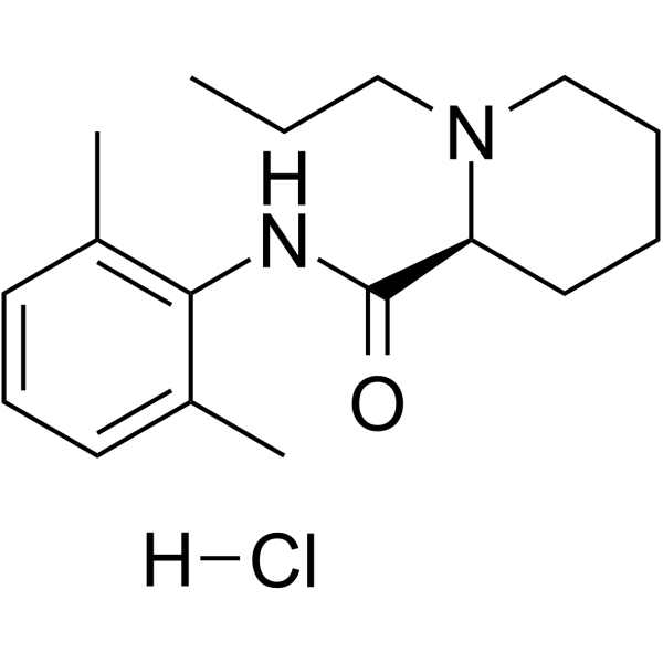 Ropivacaine hydrochloride Structure