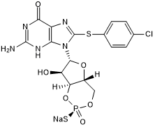 Rp-8-pCPT-cGMPS sodium Structure