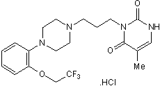 RS 100329 hydrochloride Structure