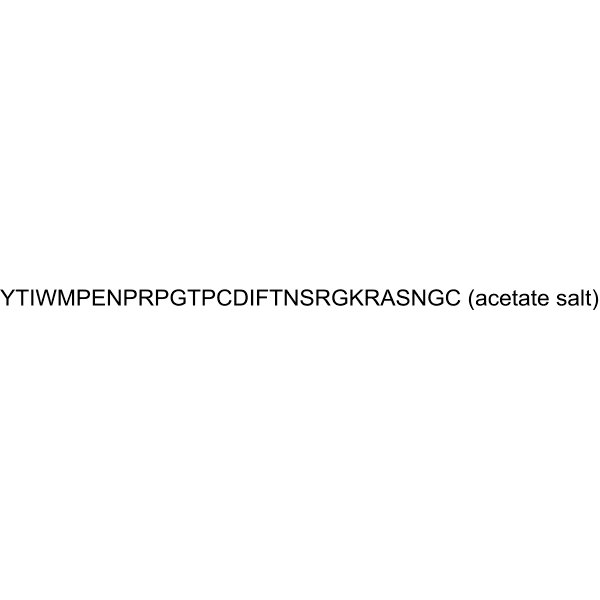 RVG-Cys acetate Structure