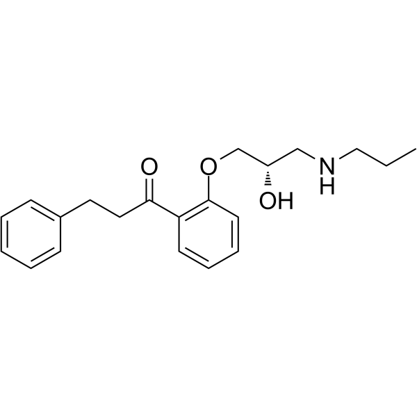 (S)-Propafenone Structure