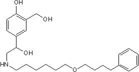 Salmeterol Structure