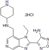 SB 747651A dihydrochloride Structure