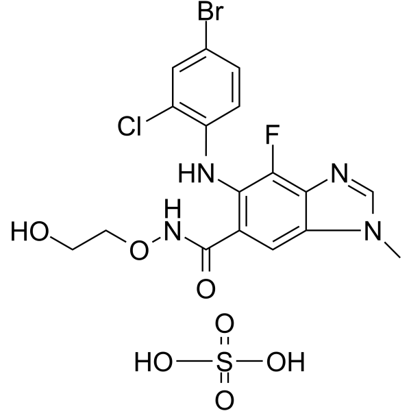 Selumetinib sulfate Structure