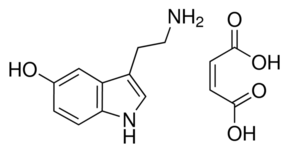 Serotonin hydrogen maleate Structure