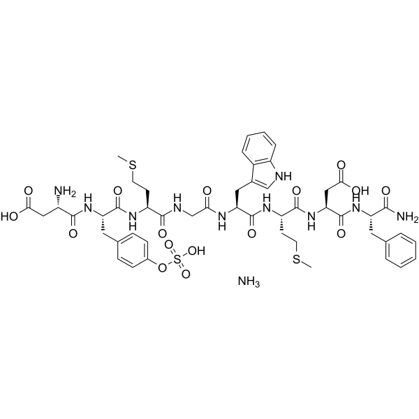 Sincalide ammonium Structure