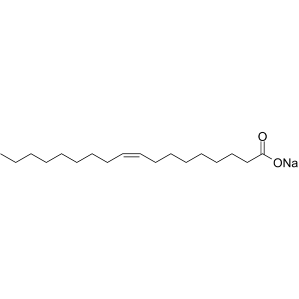 Sodium oleate Structure