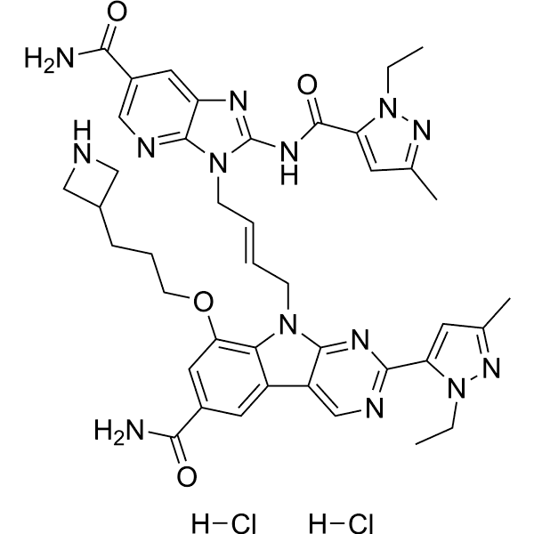 STING agonist-8 dihydrochloride Structure