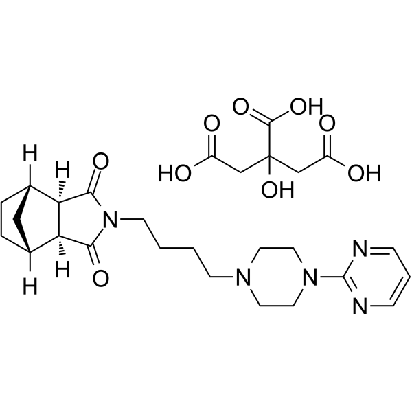 Tandospirone citrate Structure