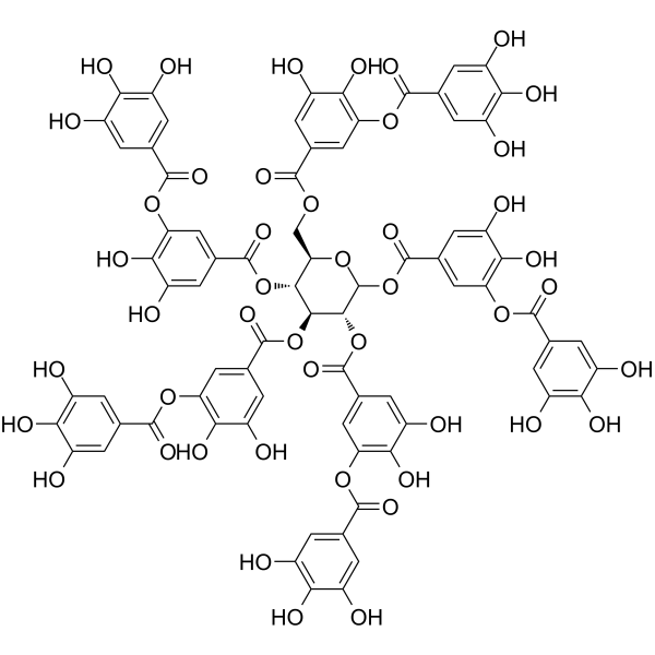 Tannic acid Structure