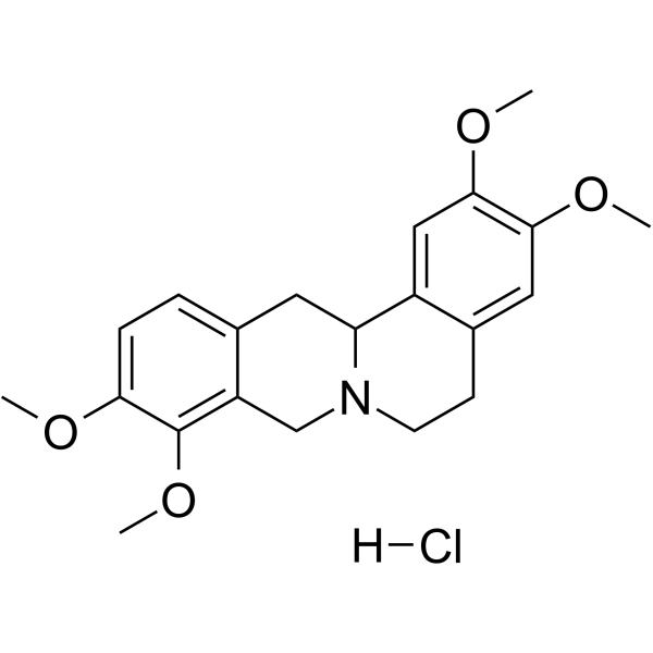 Tetrahydropalmatine hydrochloride Structure