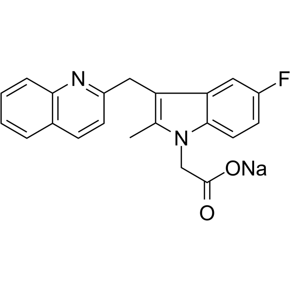 Timapiprant sodium Structure