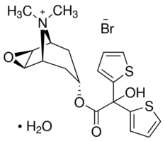 Tiotropium bromide monohydrate Structure
