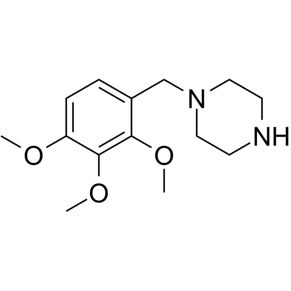 Trimetazidine Structure