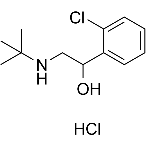 Tulobuterol hydrochloride Structure